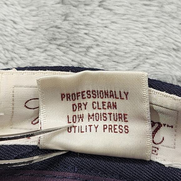 Vintage Worthington Skirt Women 6 PETITE Blue High Waist Pleated Preppy Office - Picture 6 of 9